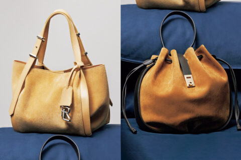 春夏にあえて持ちたい、軽やかでソフトなブラウンスエードのバッグ