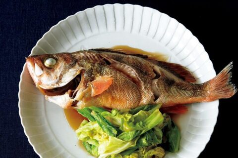 【ロカボレシピ】旬のメバルを丸ごと１匹煮てつくる「煮魚」（1人分の糖質6.3g）