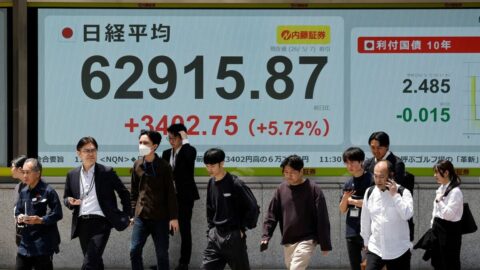 日経平均は大幅に続伸､終値は前営業日比3320円72銭高の6万2833円84銭に…連休中の株高遅れ取り戻す | 政治・経済・投資 | 東洋経済オンライン