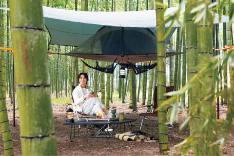 バレエダンサー 柄本 弾さんが、懐かしの竹林に遊ぶ。若竹の杜 若山農場（栃木・宇都宮）
