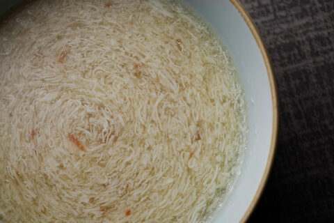 【外苑前・慈華】絹ごし豆腐をせん切りに!? 満漢全席にも名を連ねる極上のスープ、”文思豆腐（ウェンシィドウフ）”レシピ