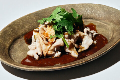 【麻・辣・酸 中華つまみ5番勝負】夏の定番料理・冷しゃぶが酸辣ソースで中華つまみに！「もずくと豚バラのエスニックポン酢」