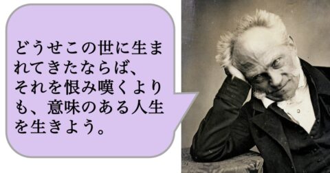 どうせこの世に生まれてきたならば、それを恨み嘆くよりも、意味のある人生を生きよう – 求めない練習　絶望の哲学者ショーペンハウアーの幸福論