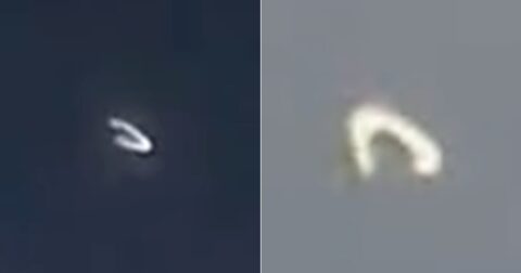 米国で目撃相次ぐ「回転C型」UFOの謎！ 次元のバグか異星人の宇宙船か、議論紛糾