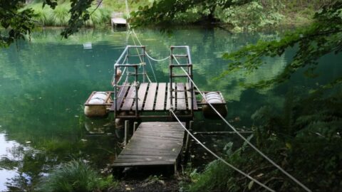 まるで秘境探検！ぐらりと傾く手作りいかだで湖を渡り､全国で6基だけの《異形のダム》へ…間近で見た”圧巻の光景” | ライフ | 東洋経済オンライン